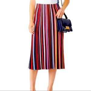 Tory Burch striped midi skirt